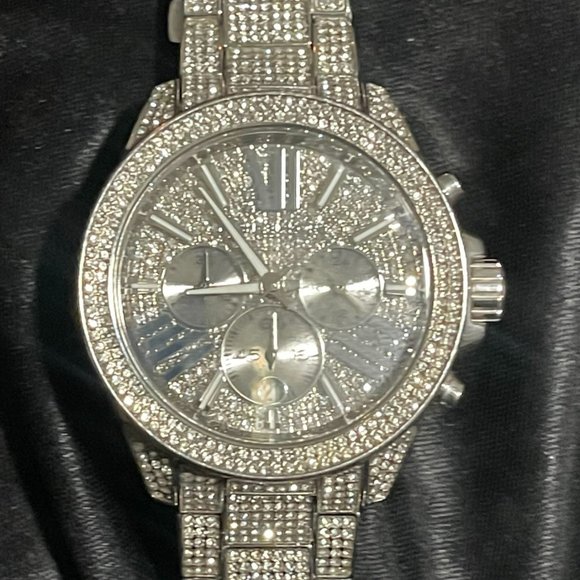 Michael Kors Wren Chronograph Stainless Steel Watch - Picture 4 of 7